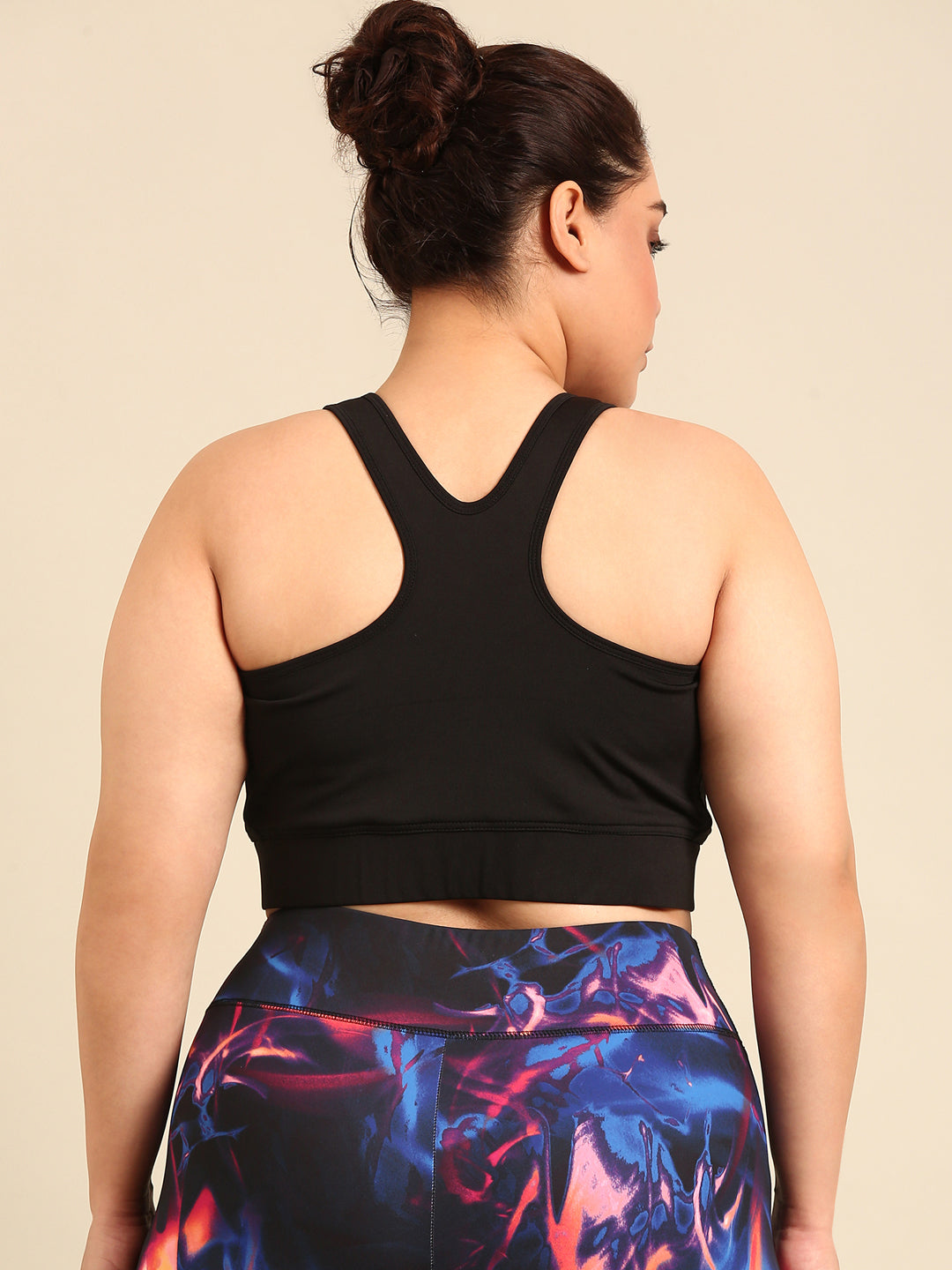 Plus Size Sports Bra With Front Zip