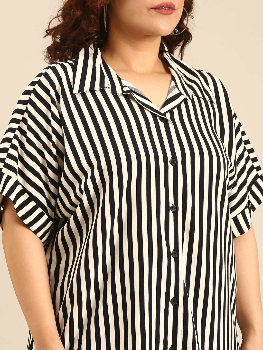 Monochrome Striped Shirt