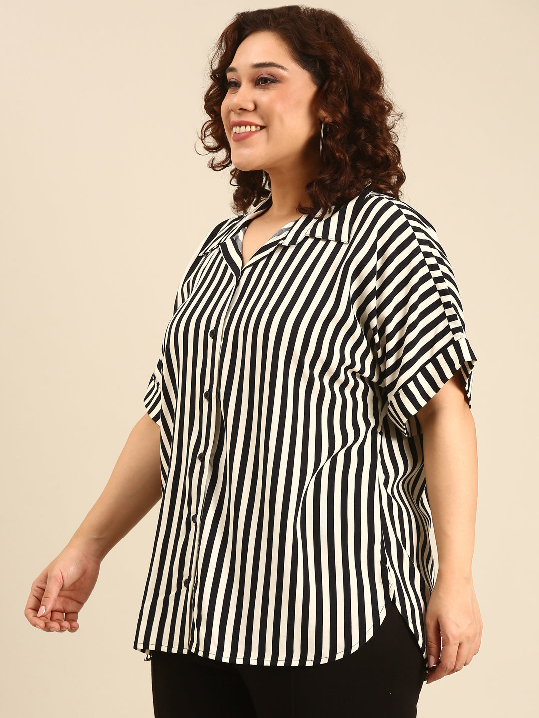 Monochrome Striped Shirt