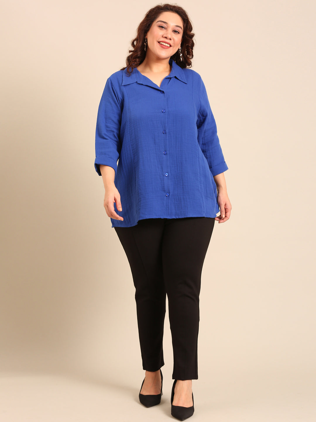 Cotton Cobalt Shirt
