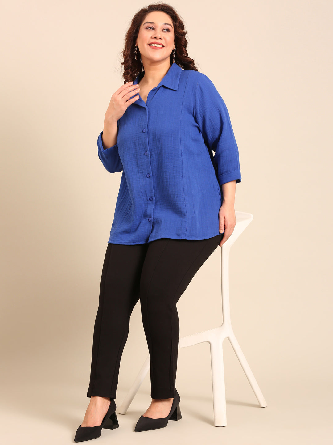 Cotton Cobalt Shirt