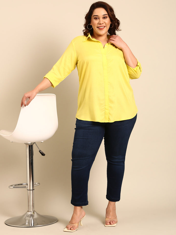 Lemon Cotton Shirt