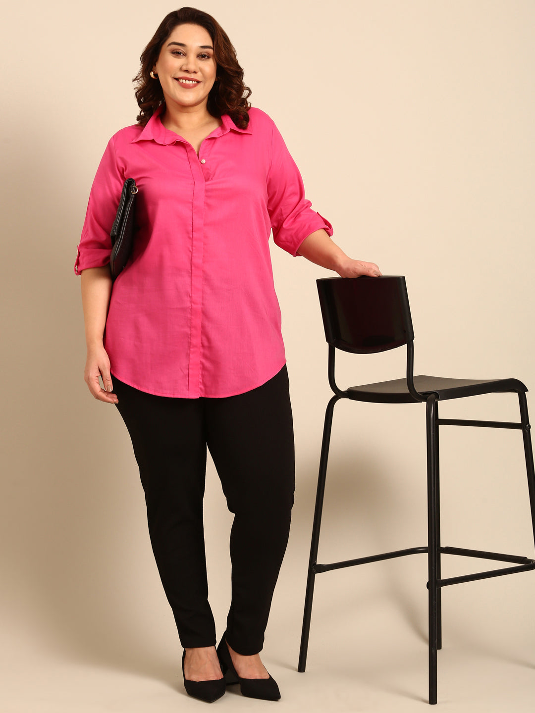Pink Cotton Shirt