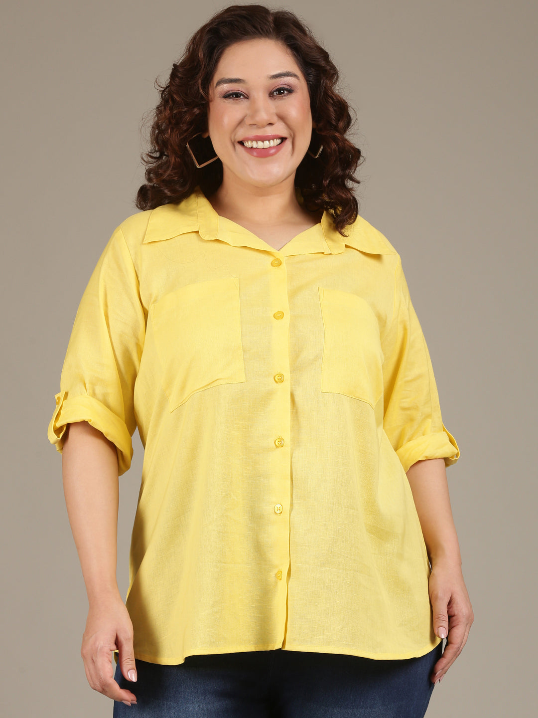 Yellow Button Down Shirt