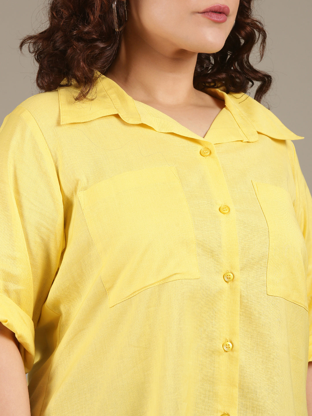 Yellow Button Down Shirt