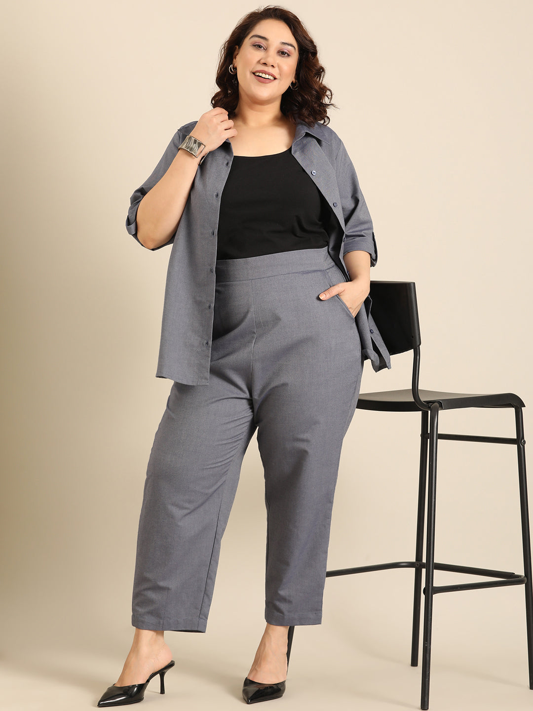 Oxford Cotton Co-ord Set (2 Piece)