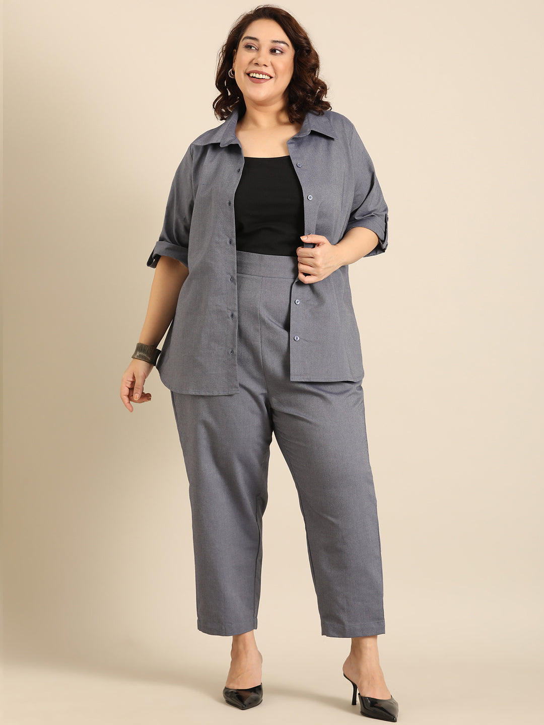 Oxford Cotton Co-ord Set (2 Piece)