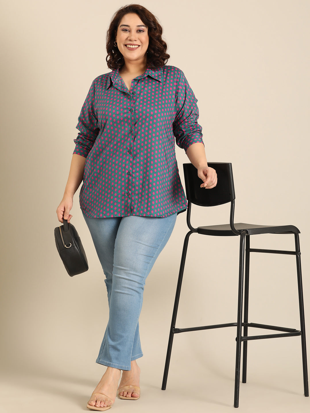 Cotton Polka Dot Shirt