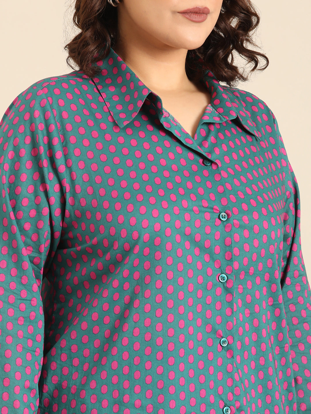Cotton Polka Dot Shirt