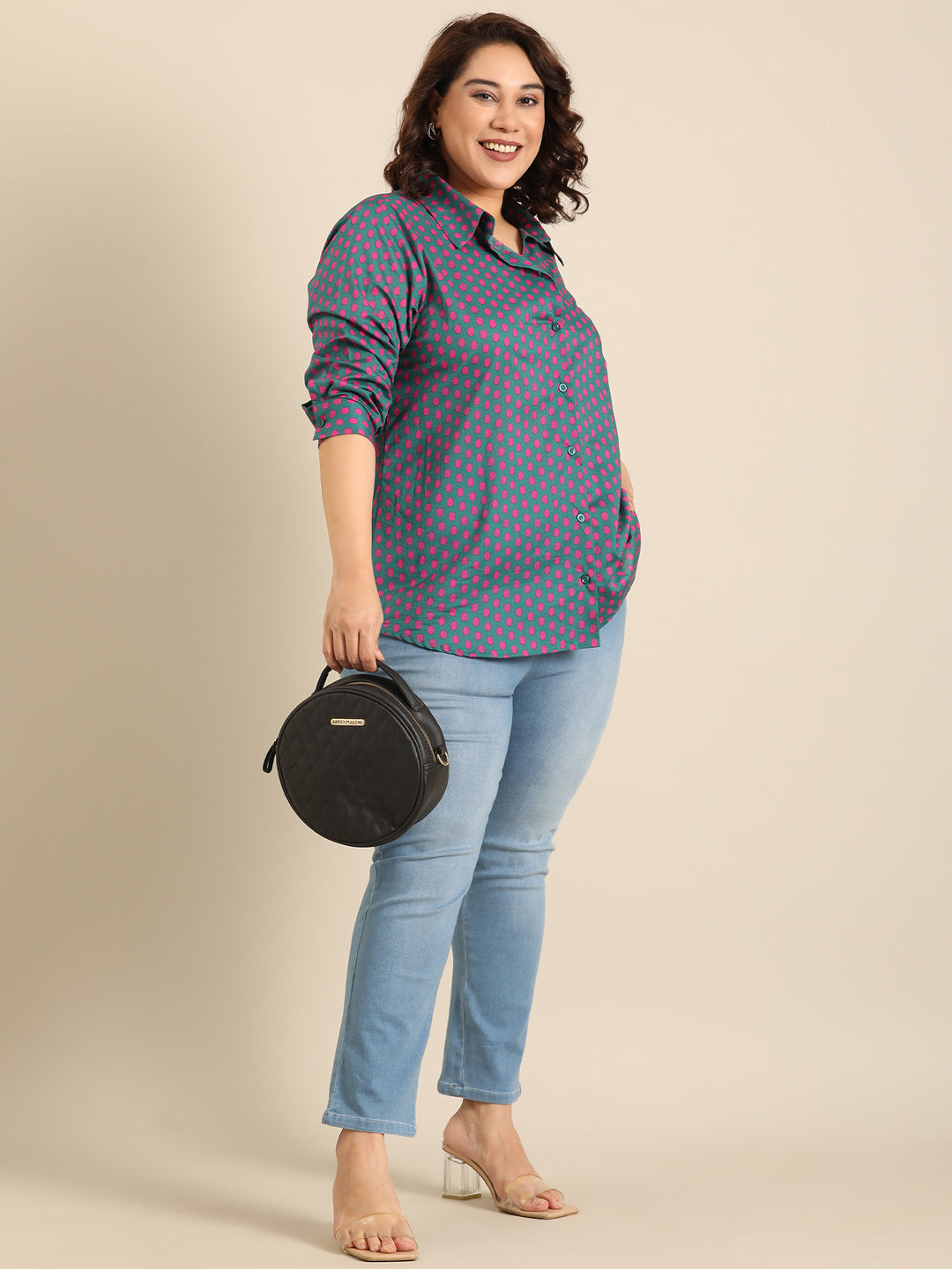 Cotton Polka Dot Shirt