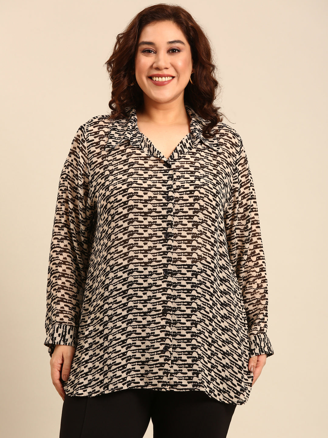 Printed Buttondown Shirt