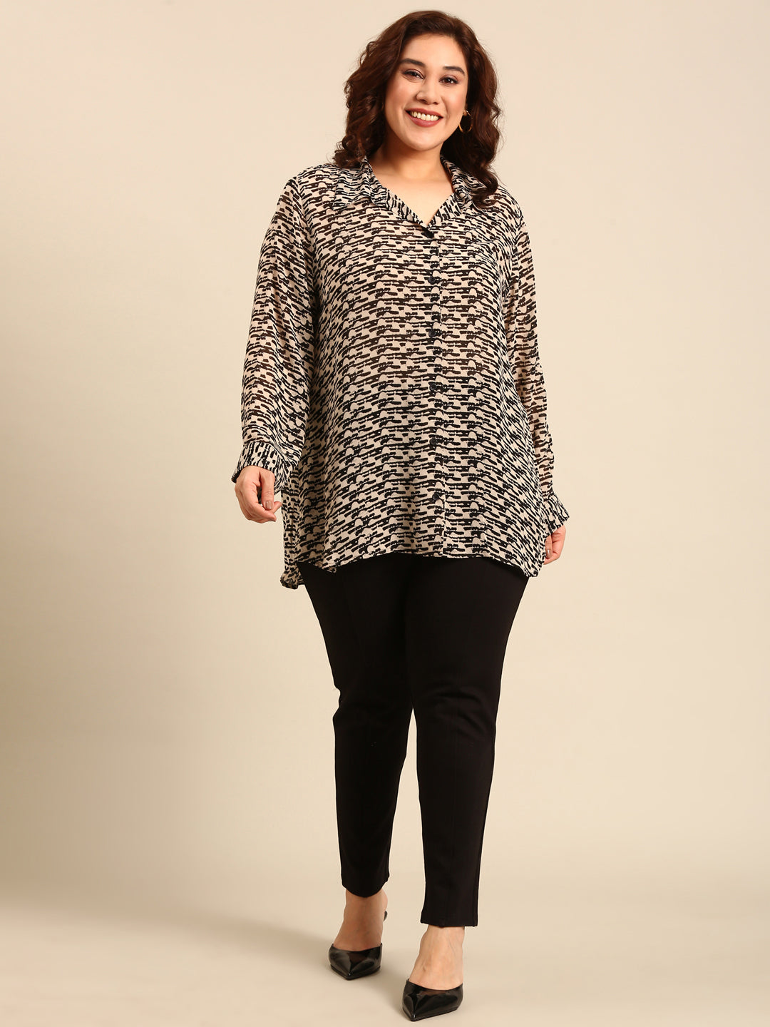 Printed Buttondown Shirt