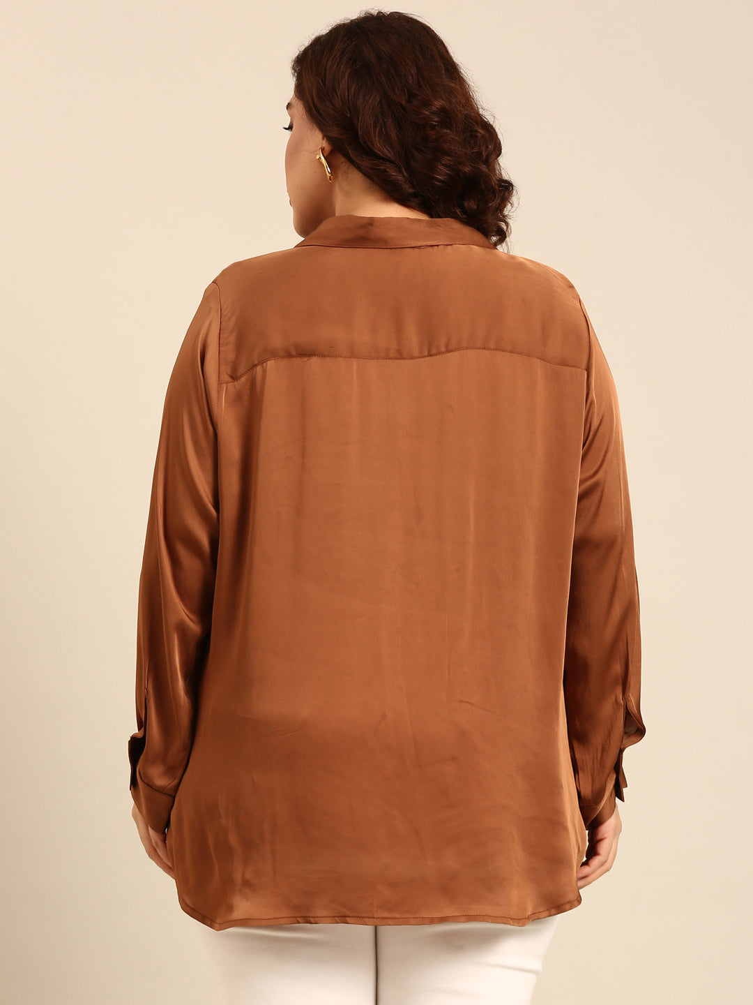 Satin Buttondown Shirt