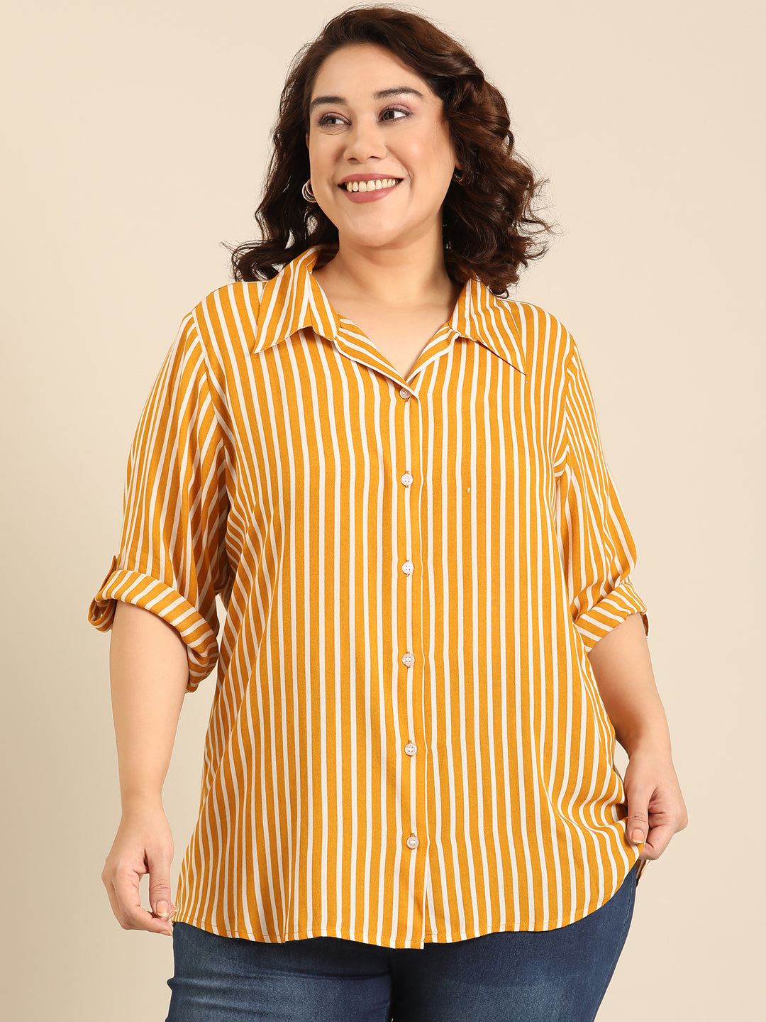 Yellow Stripe Shirt