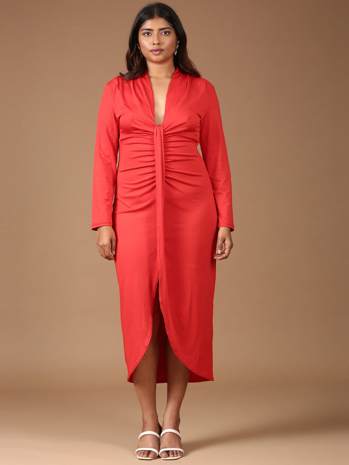 Red Sheath Dress