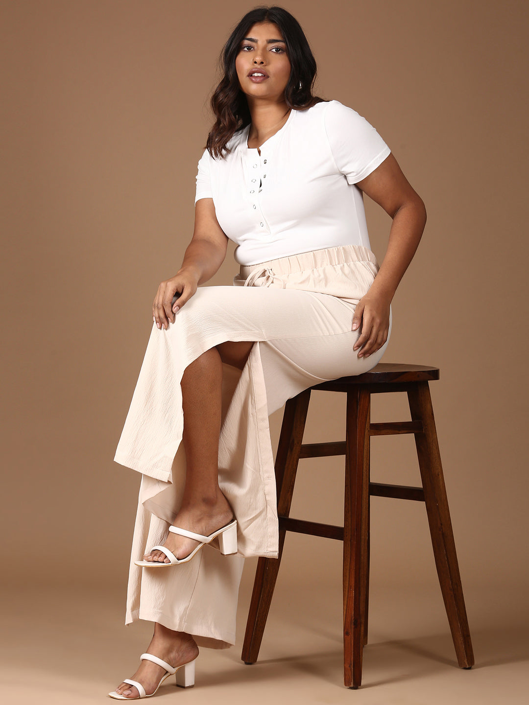 Relaxed Fit Slit Pants