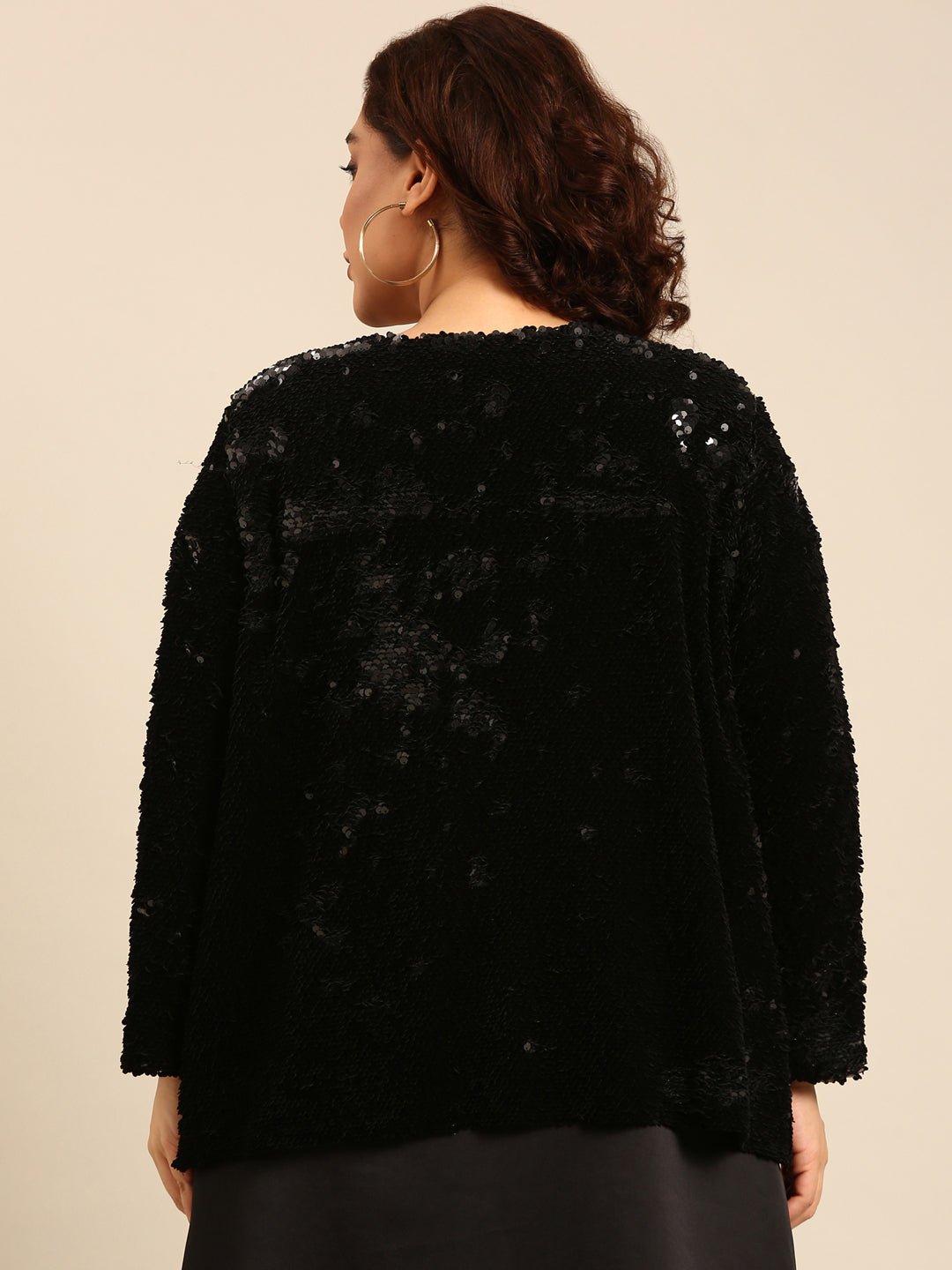 Sequin Jacket with Button4