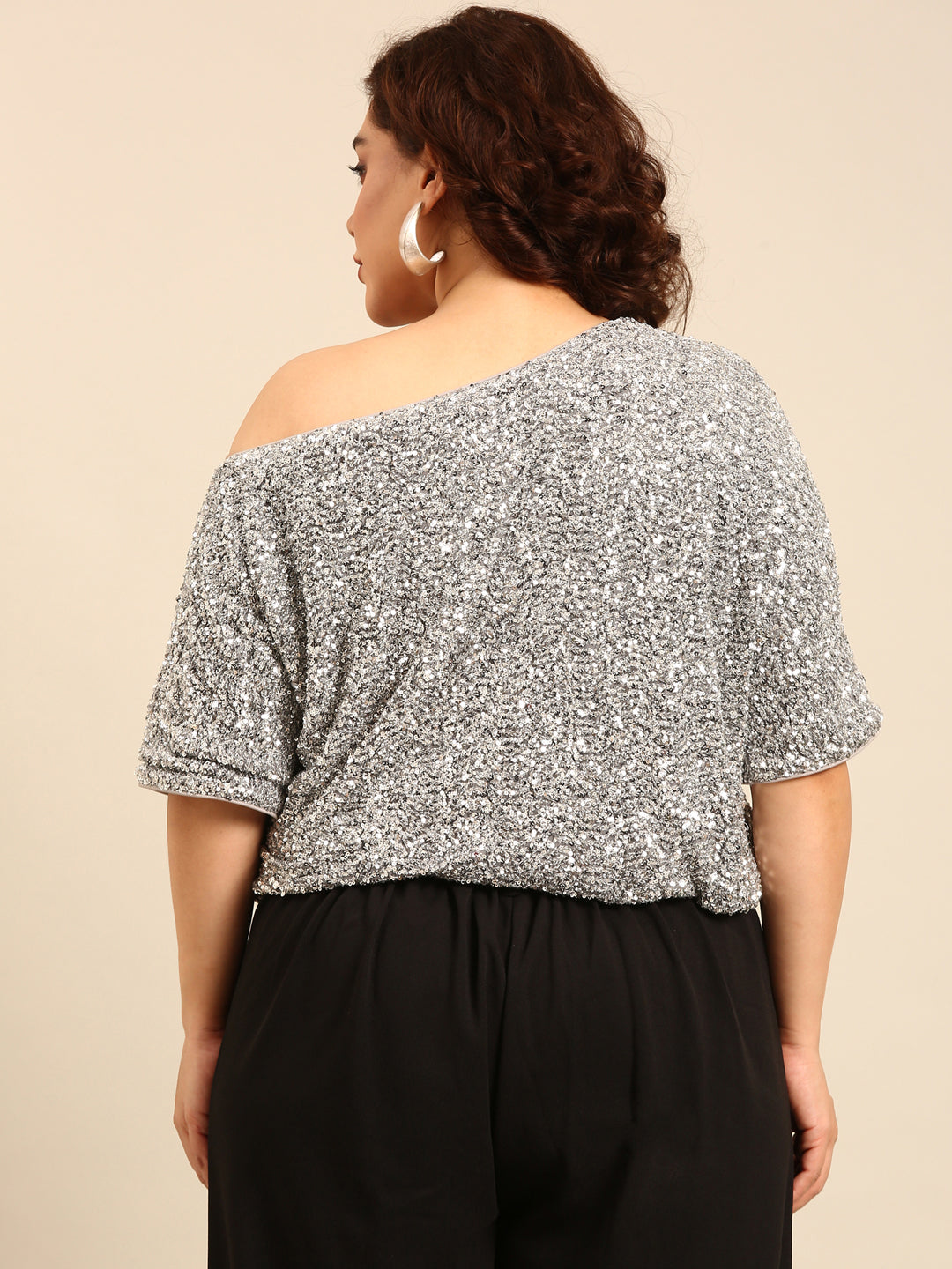 Sequin Off-Shoulder Top3