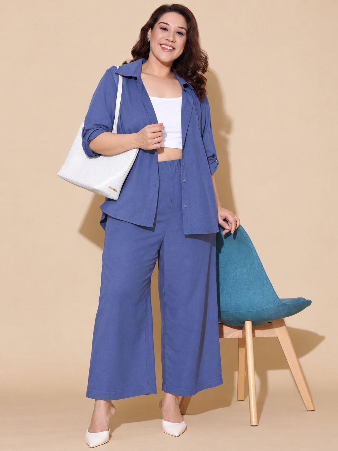 Slate grey Relaxed Co-Ord Set (2 Piece)
