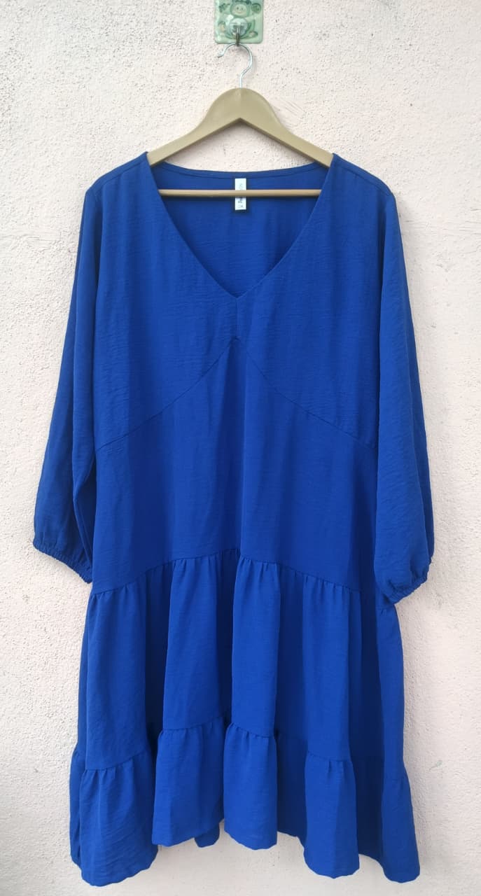 Solid Cobalt Dress