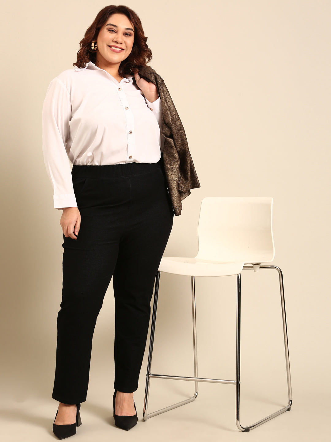 Black High Stretch Jeans