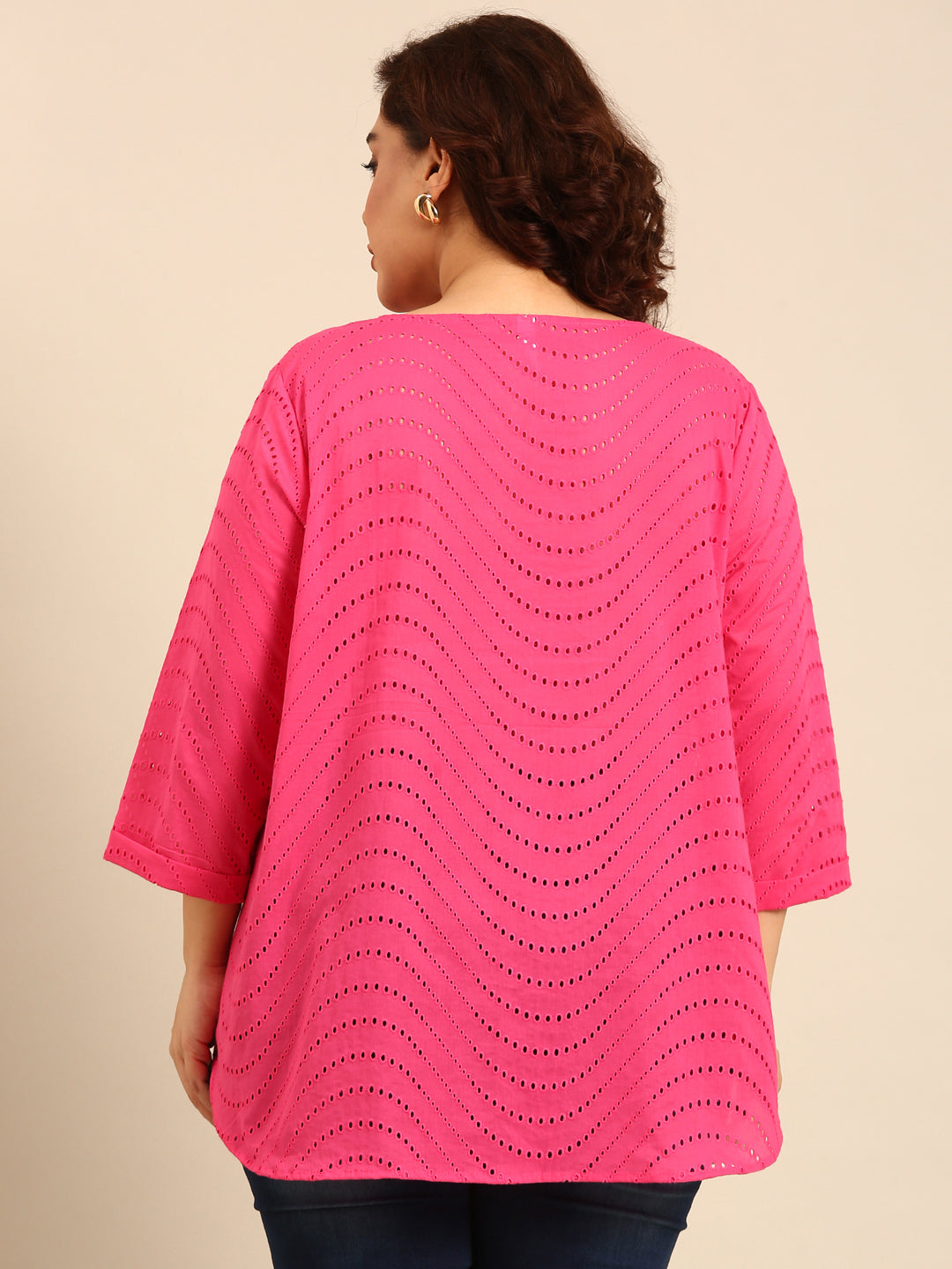 Cotton Pink Hakoba Top