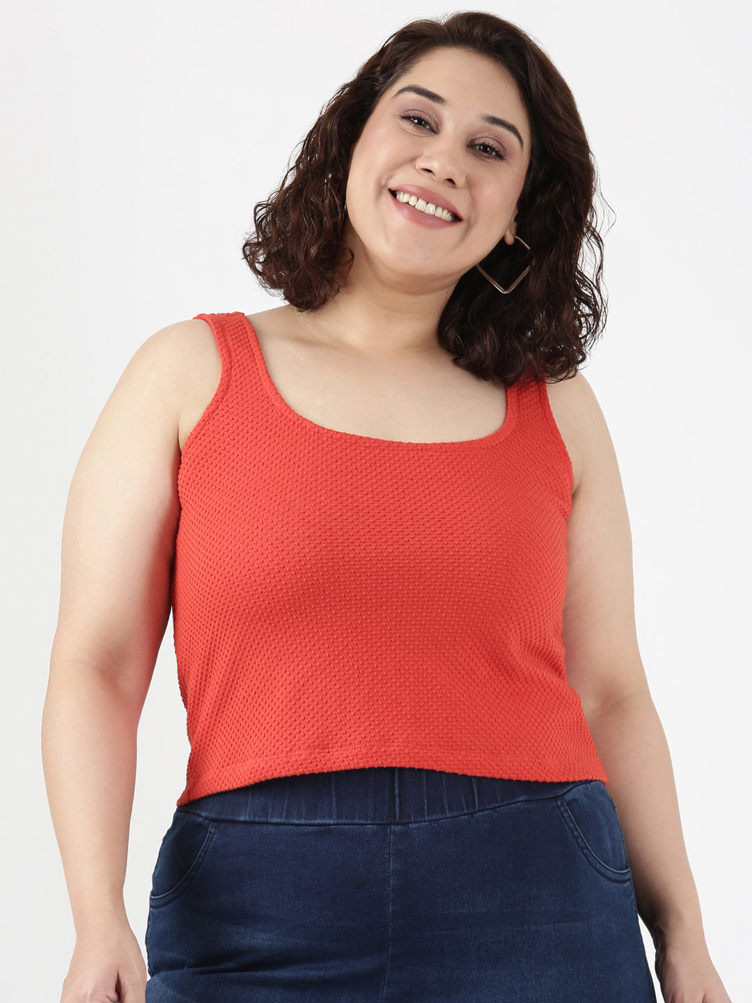 Orange Crop Top