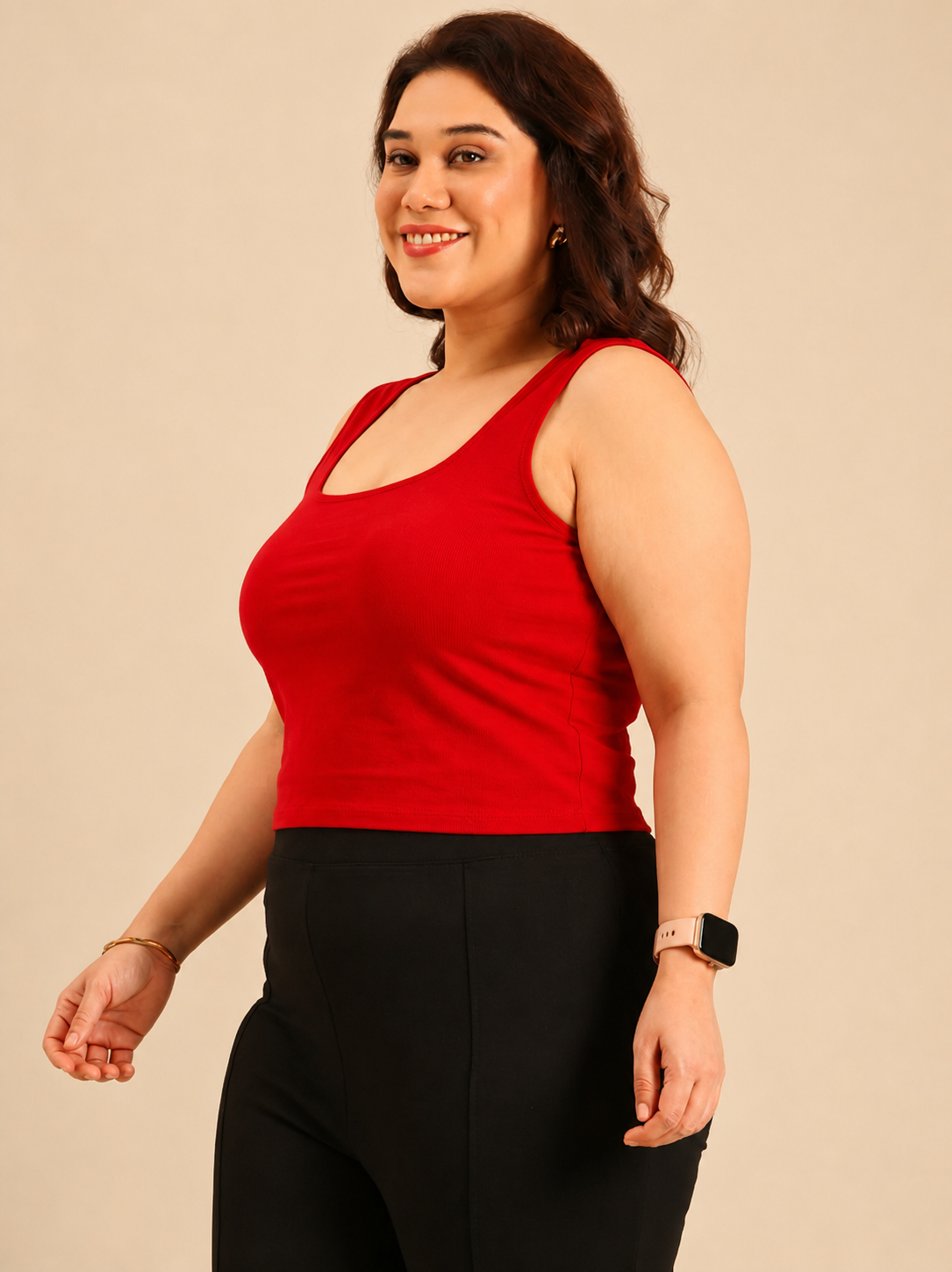 Red Crop Top