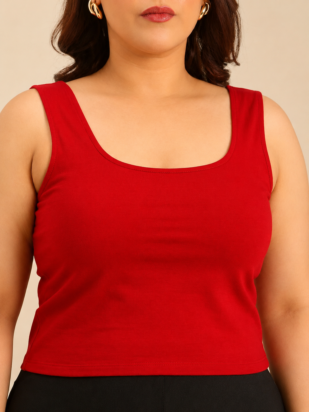 Red Crop Top