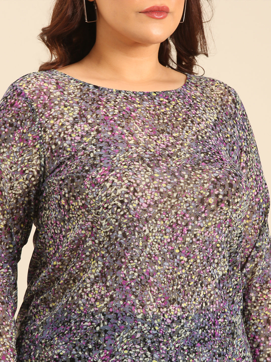Multi Color Mesh Top
