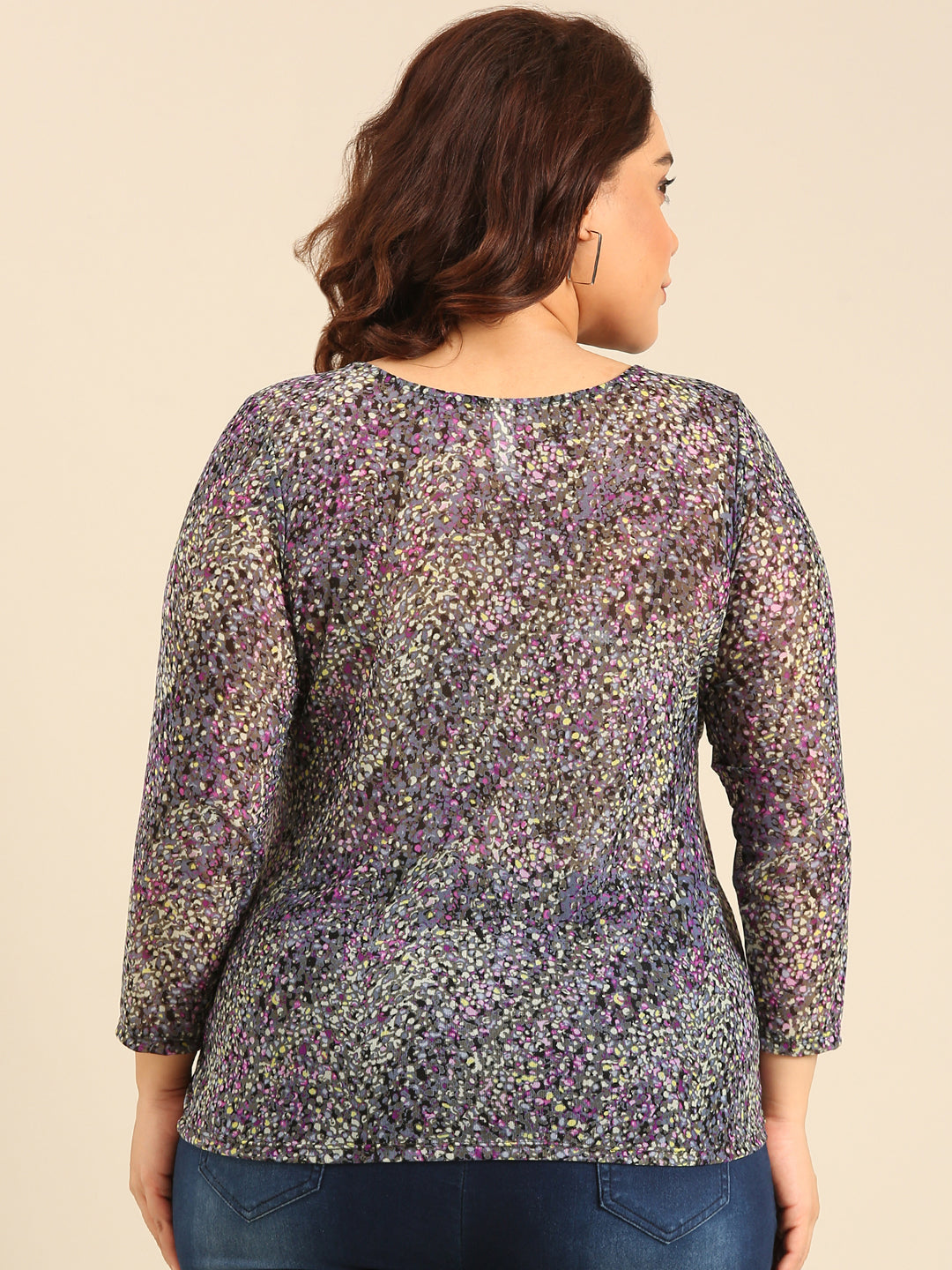 Multi Color Mesh Top