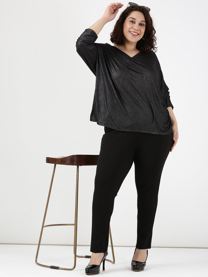 Black Shimmer top