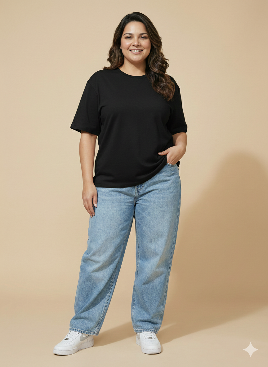 Black Oversized T-Shirt