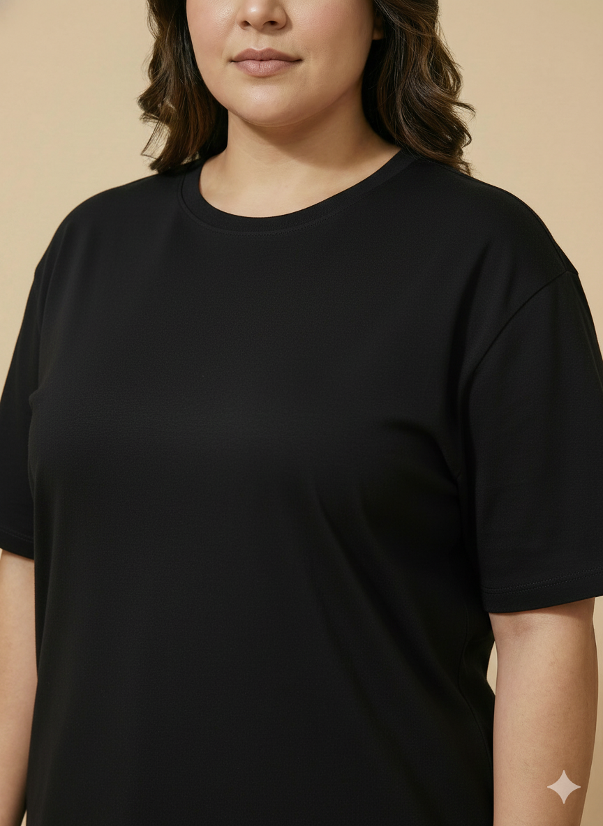 Black Oversized T-Shirt