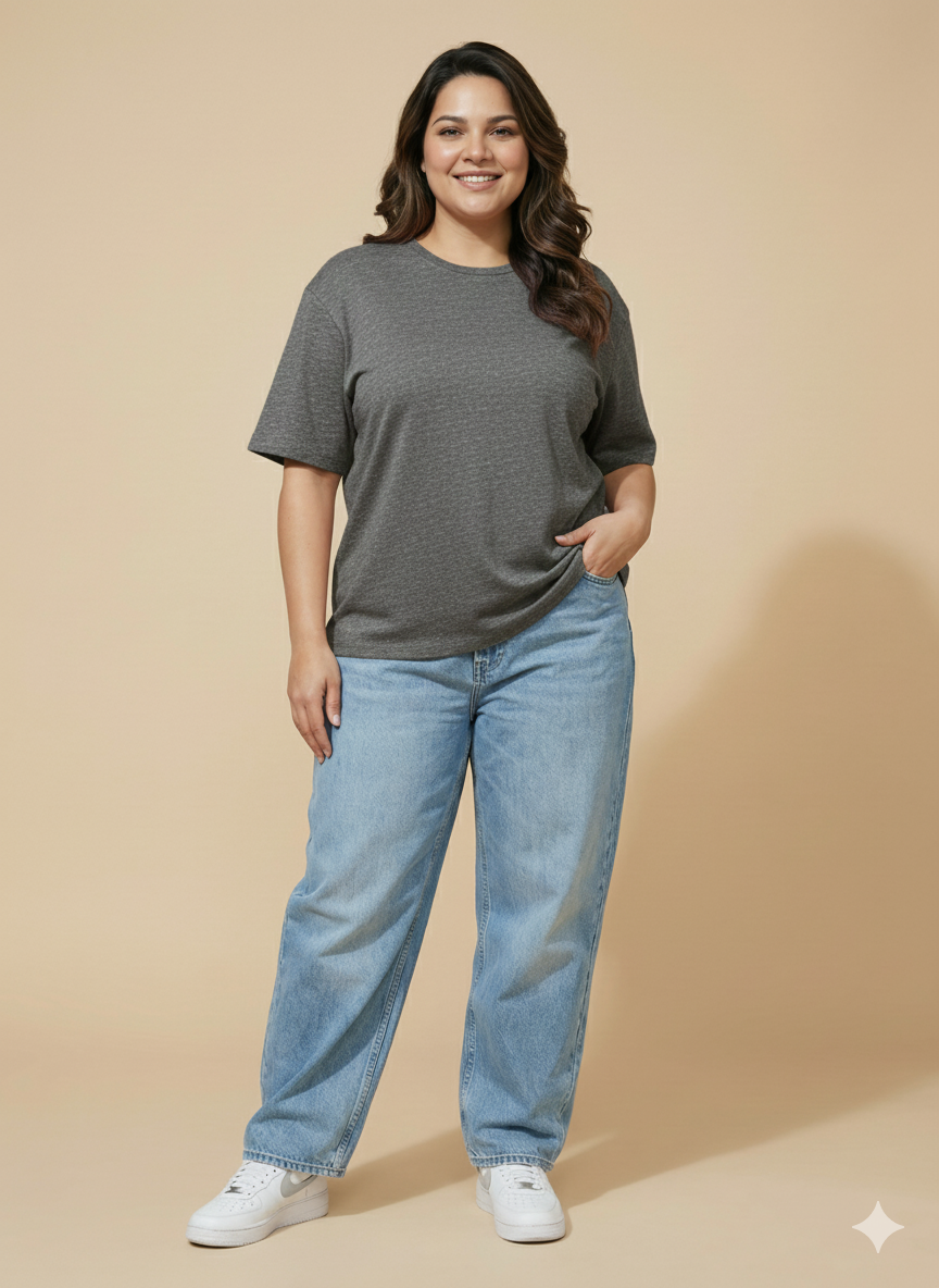 Grey Oversized T-Shirt