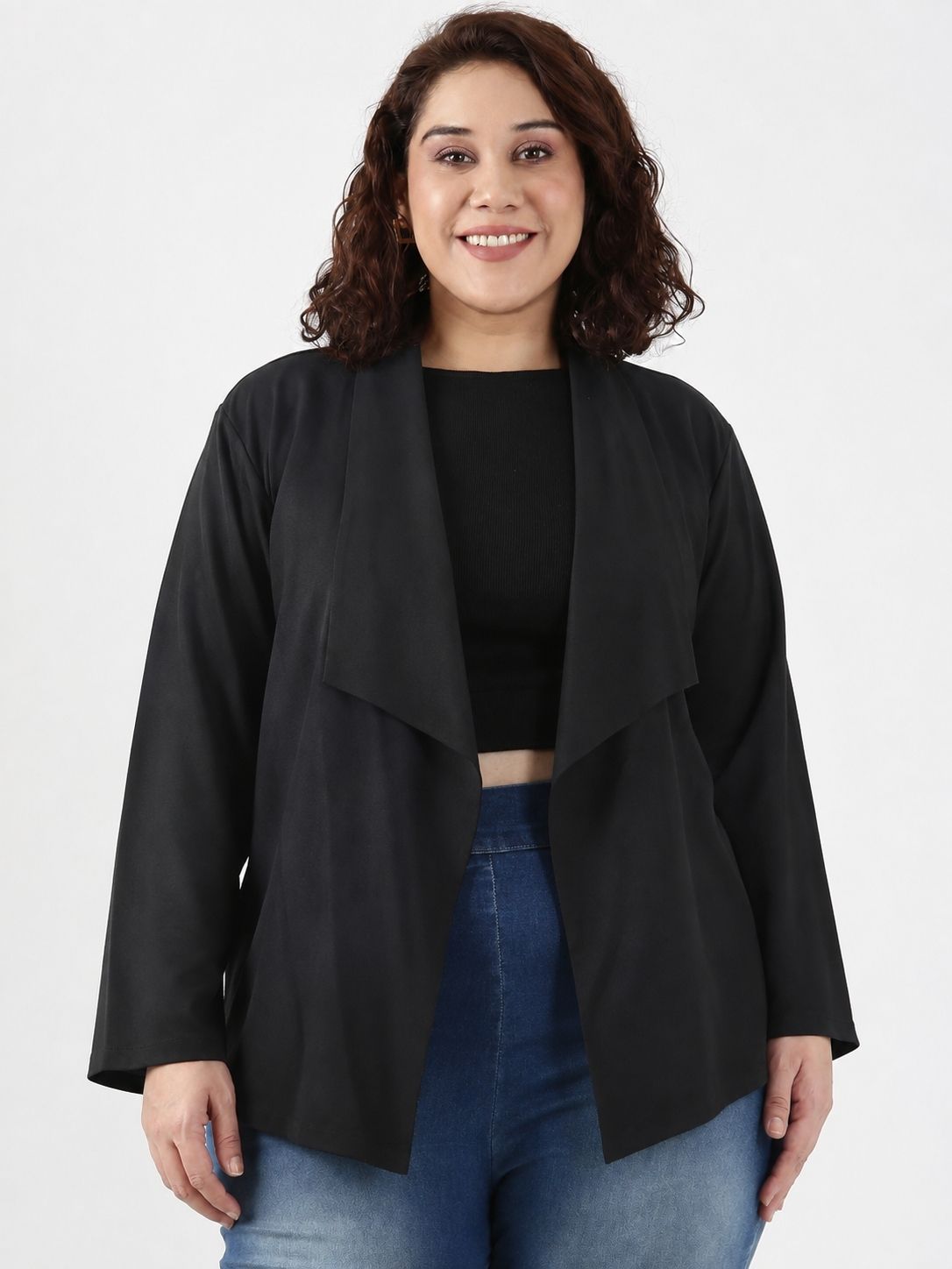 Black Waterfall Jacket
