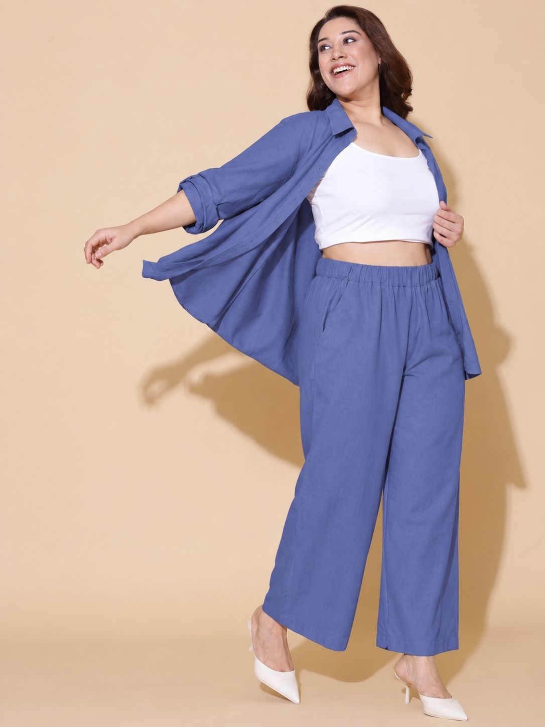 Slate grey Relaxed Co-Ord Set (2 Piece)