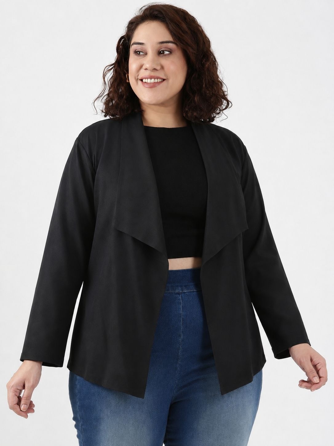 Black Waterfall Jacket