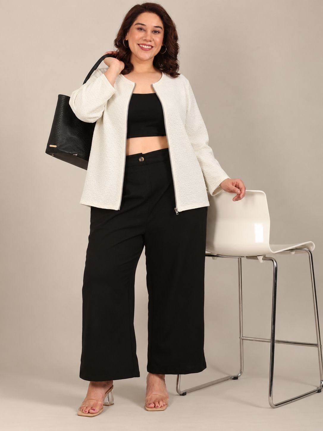 Off-White Textured Jacket