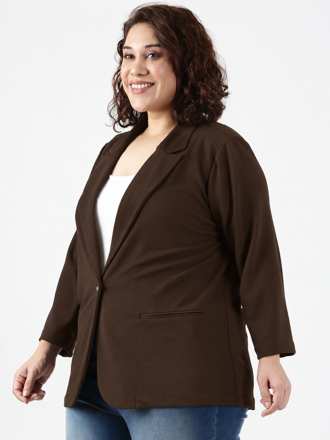 Dark Brown Formal Blazer