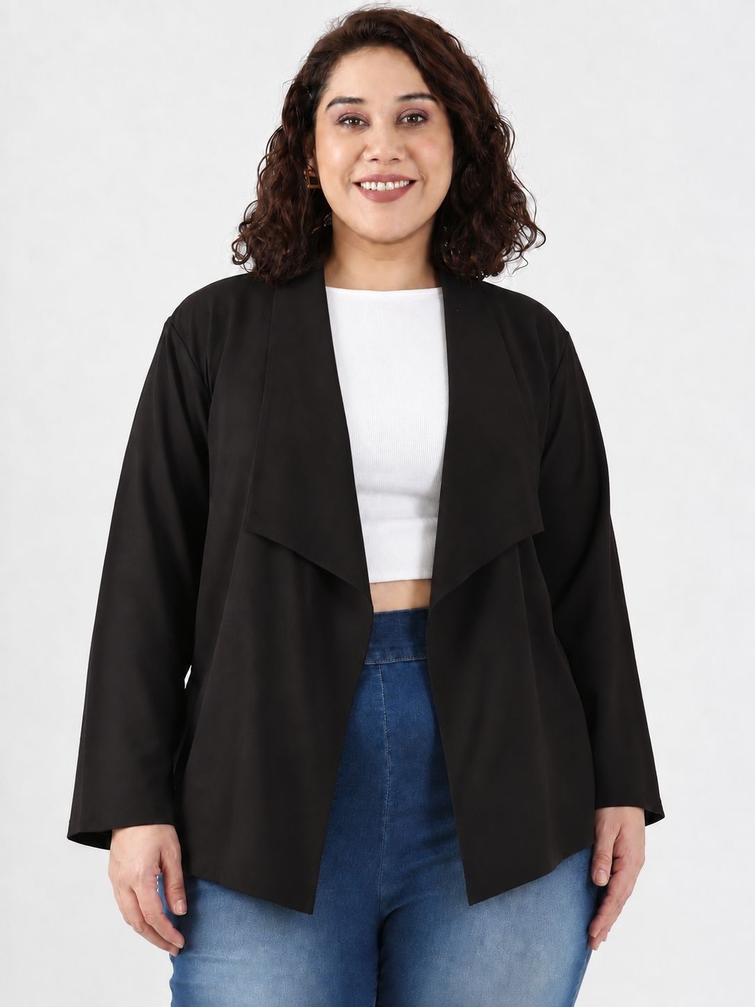 Black Waterfall Jacket