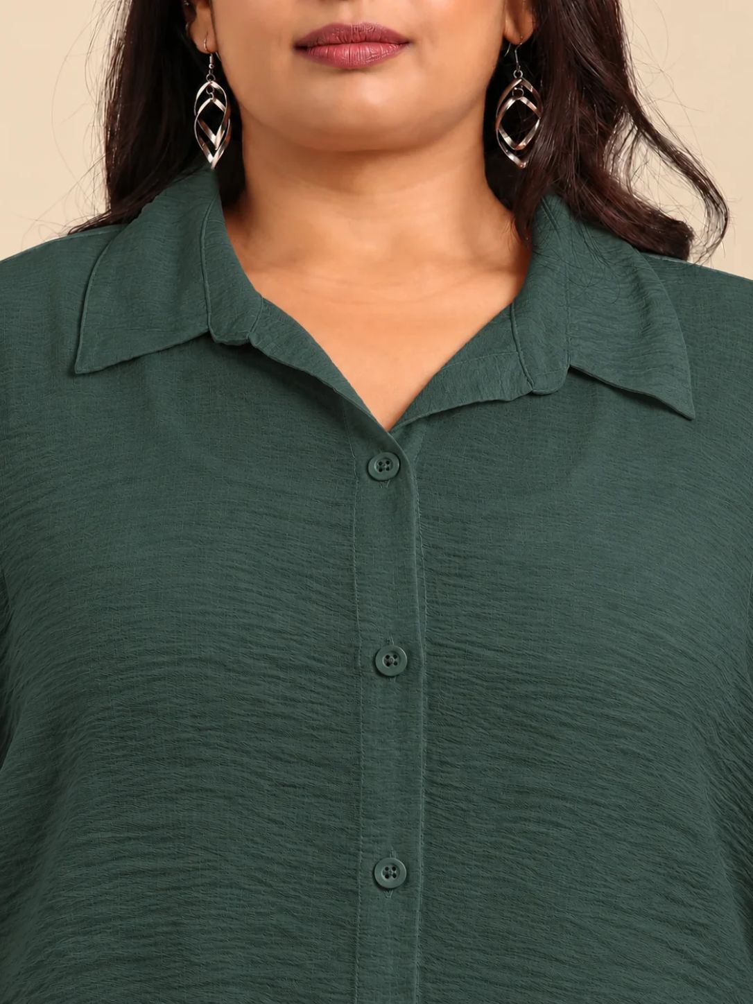 Classic Green Drop shoulder Shirt