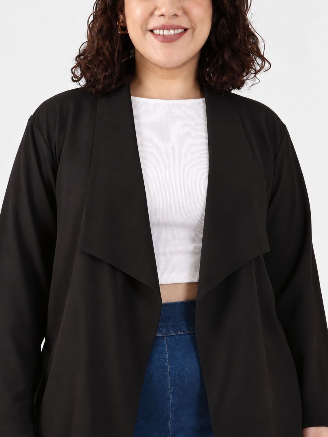 Black Waterfall Jacket