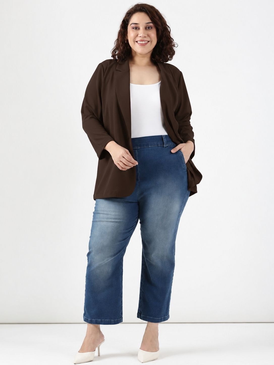 Dark Brown Formal Blazer