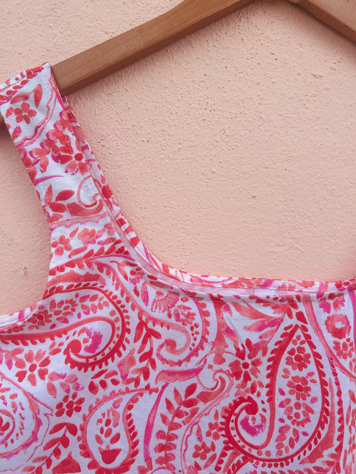Paisley Printed Crop Top