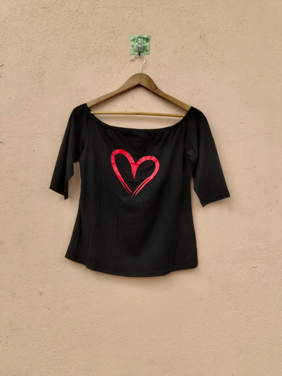 Black Off Shoulder Top