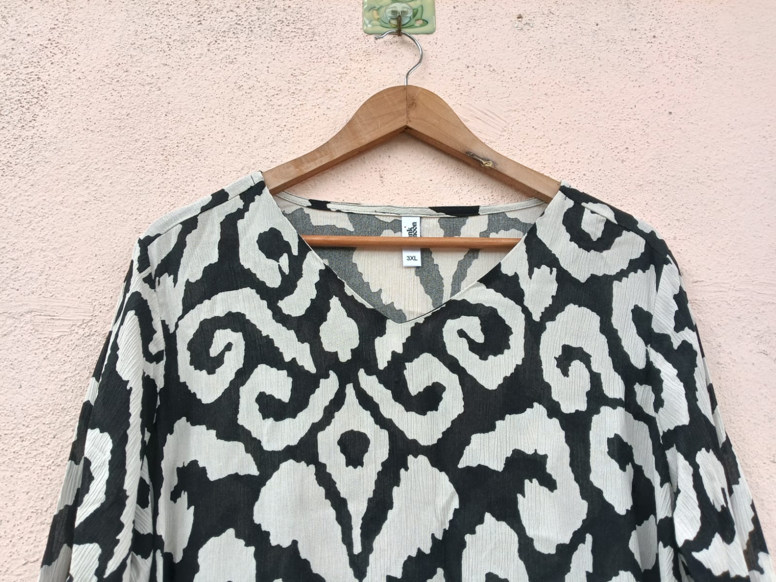 Black V-Neck Top