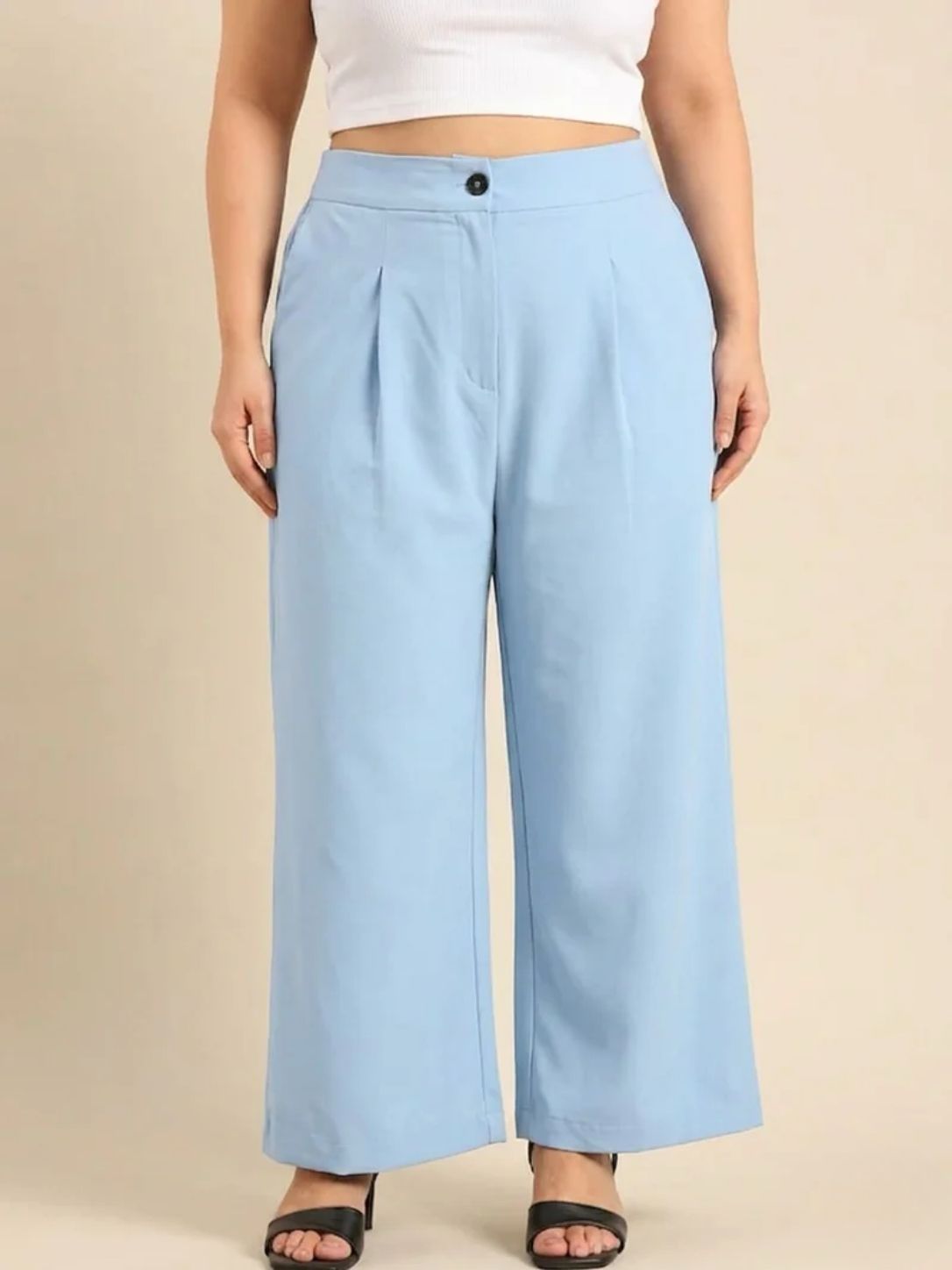 Light Blue Korean Pants