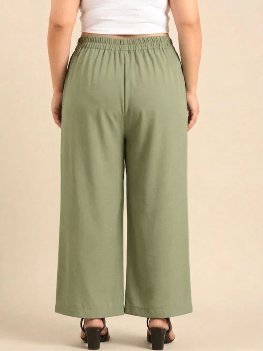 Light Green Korean Pants
