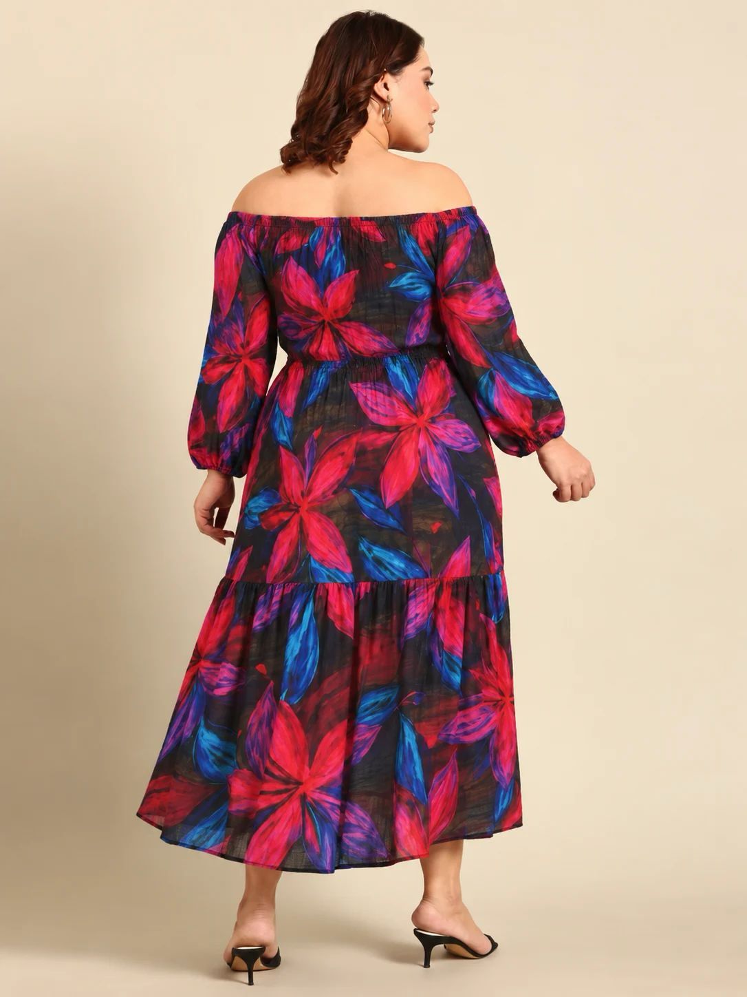 Bloom Floral Off-Shoulder Dress